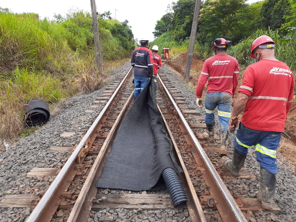 Geosintéticos para vías de tren en México