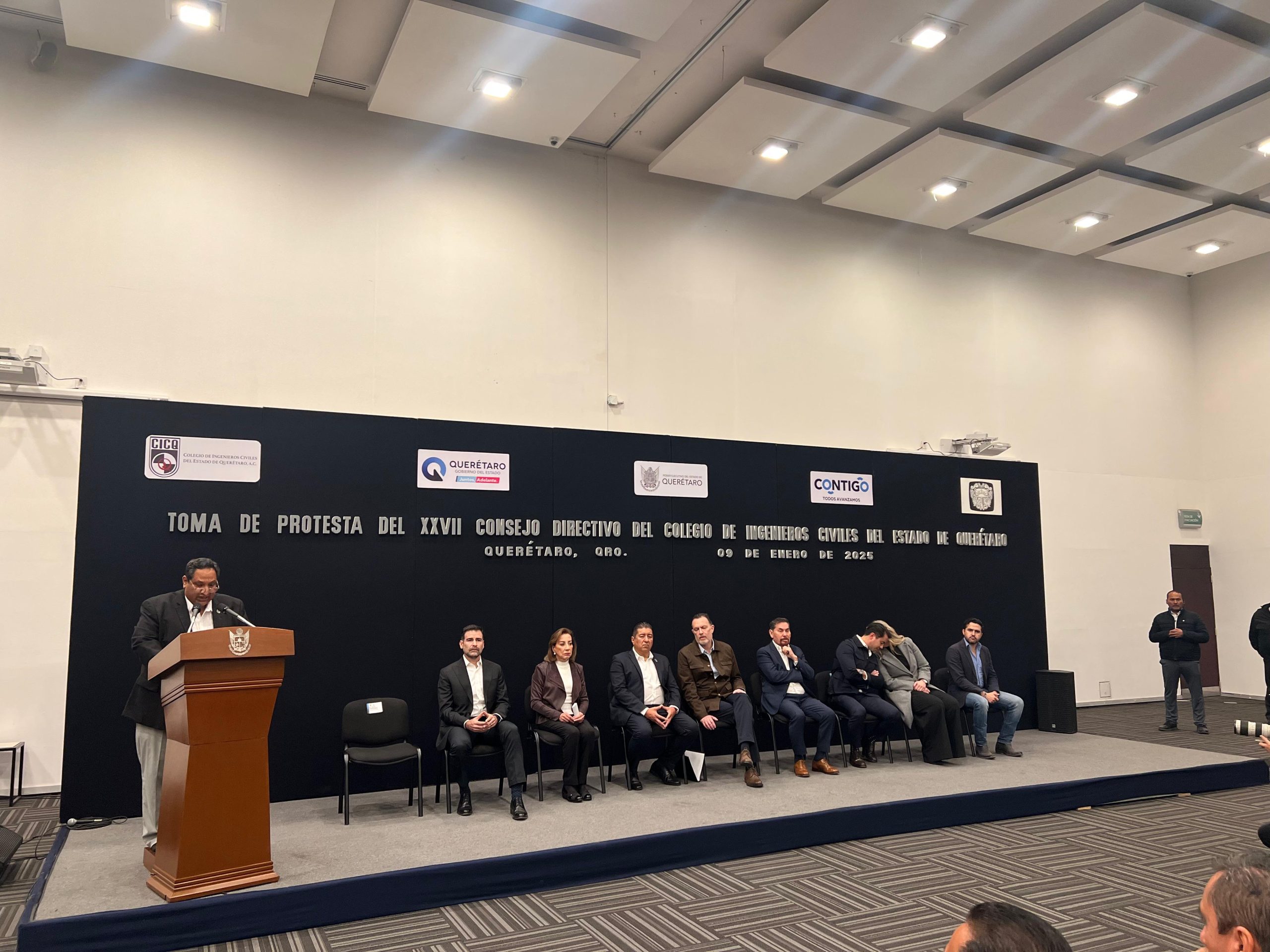 Nuevo presidente Colegio de Ingenieros Civiles de Querétaro