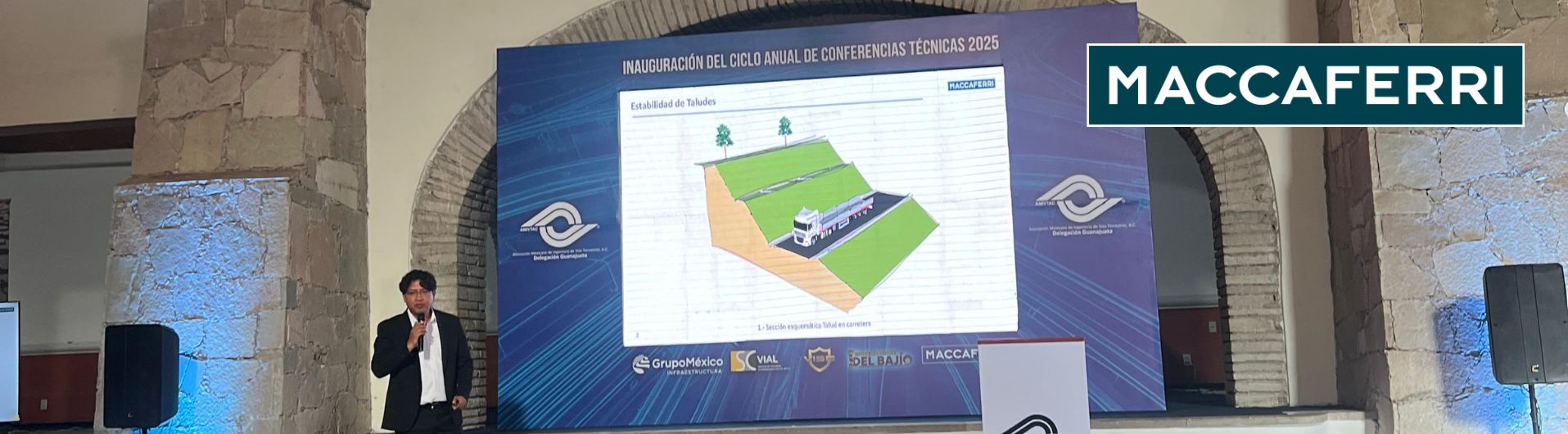 El ciclo de conferencias técnicas de la AMIVTAC cuenta con la participación de Maccaferri