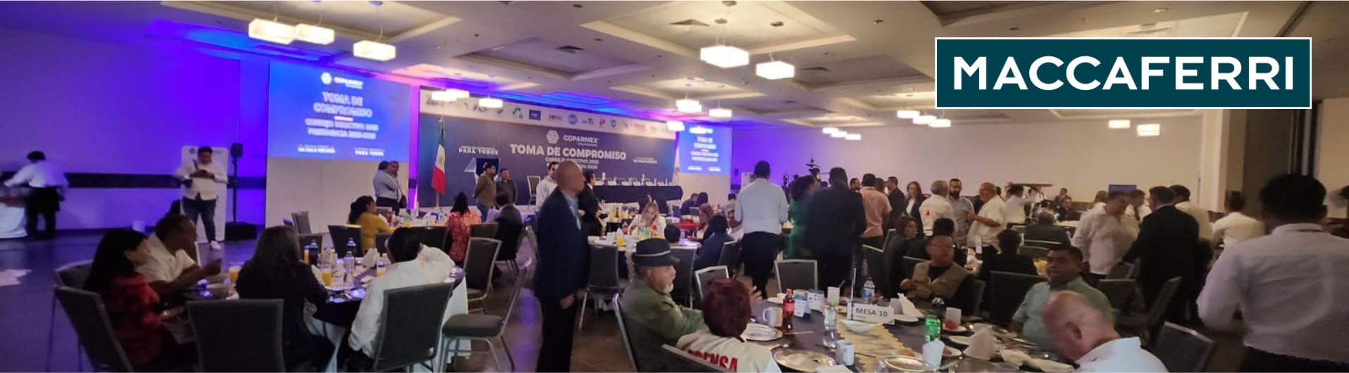 Fortaleciendo lazos empresariales: Maccaferri presente en la Toma de Compromiso de la Coparmex Chilpancingo