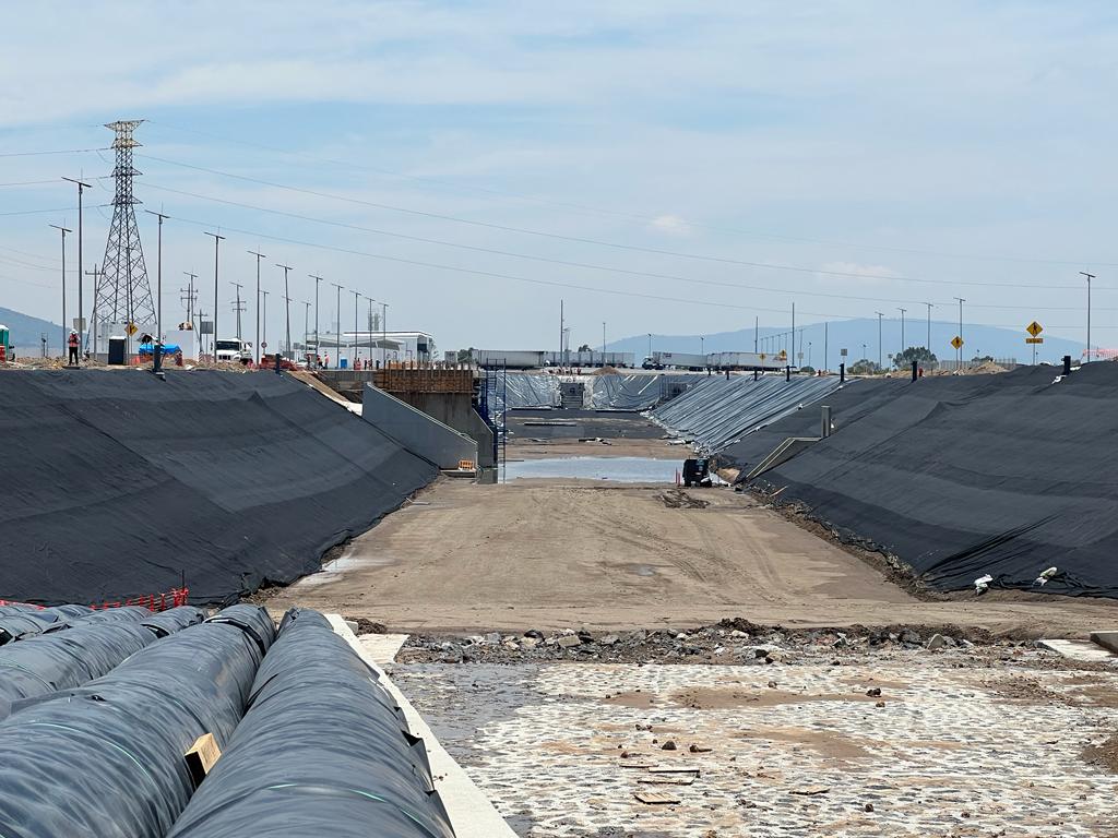 Tipos de geosintéticos: uso de geomembrana para balsa de laminación con fines de impemeabilización