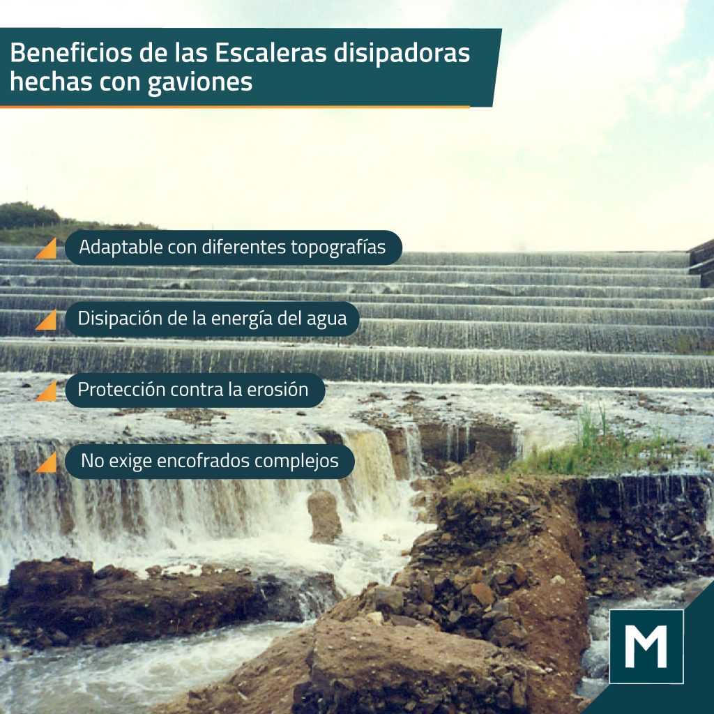 Beneficios de las escaleras disipadoras