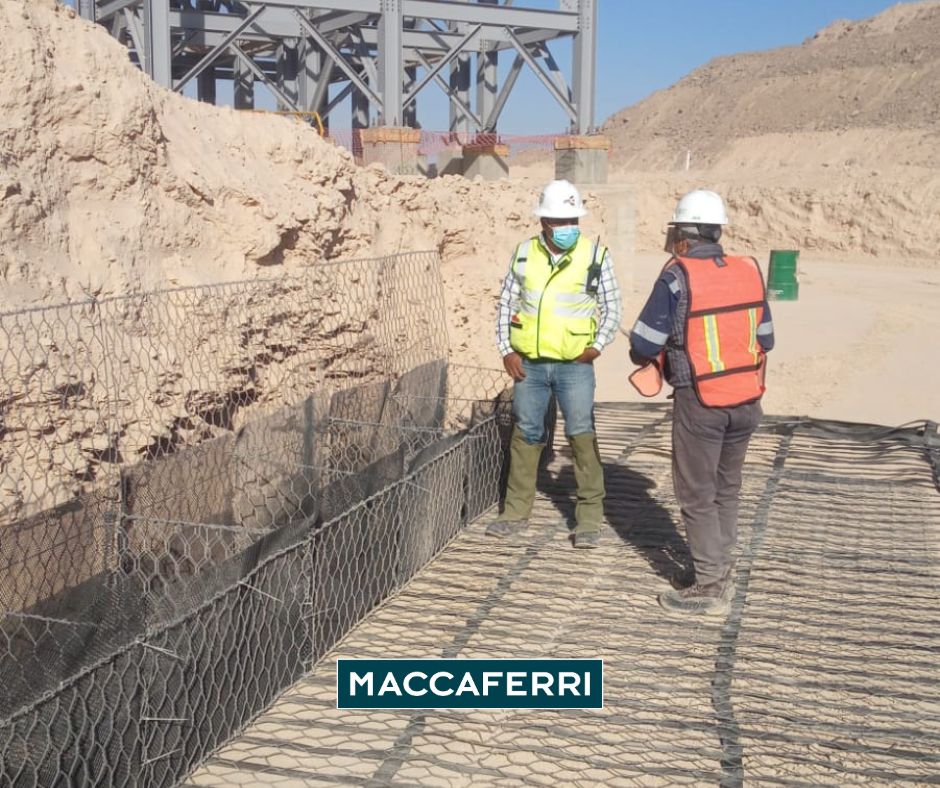 Geomallas para el refuerzo de suelo en minería