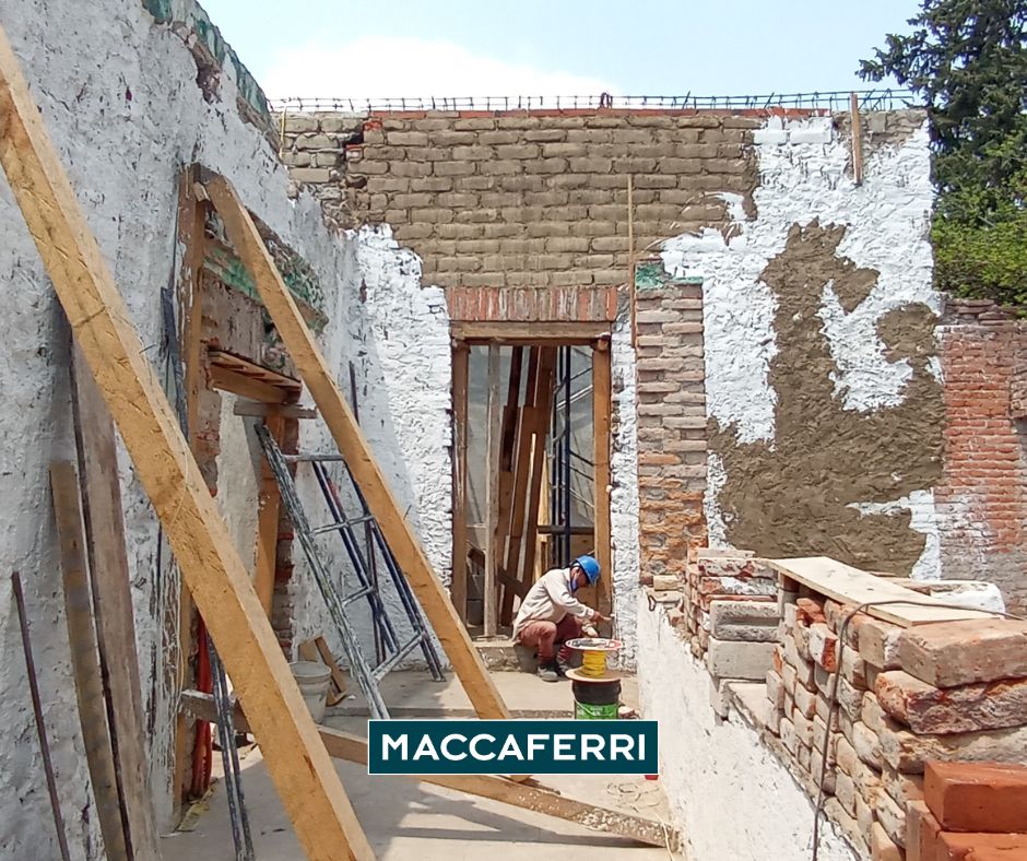 Geosintéticos para restaurar viviendas de adobe