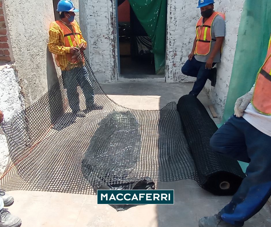 Uso de las Geomallas en muros de viviendas