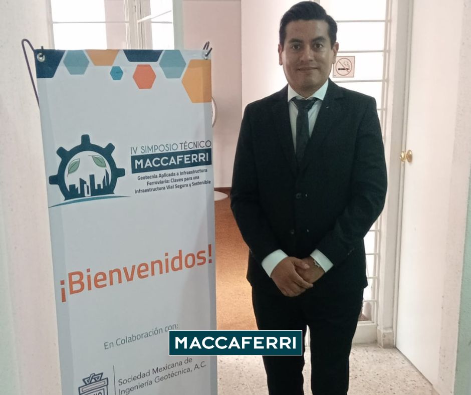 Ing. José Ramón López en el el IV Simposio Técnico Geotecnia Aplicada a Infraestructura Ferroviaria en México