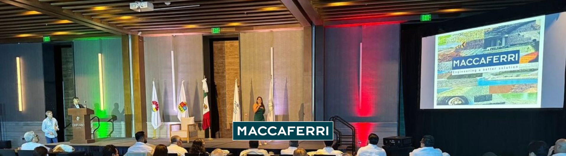 Maccaferri suma soluciones sustentables a la construcción en México durante la Reunión Nacional de Ingeniería Civil en Cancún