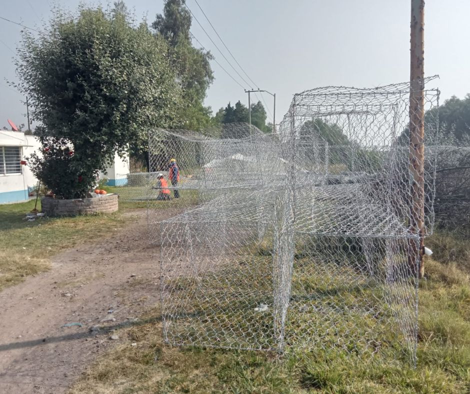 Gavión de malla de acero doble torsión