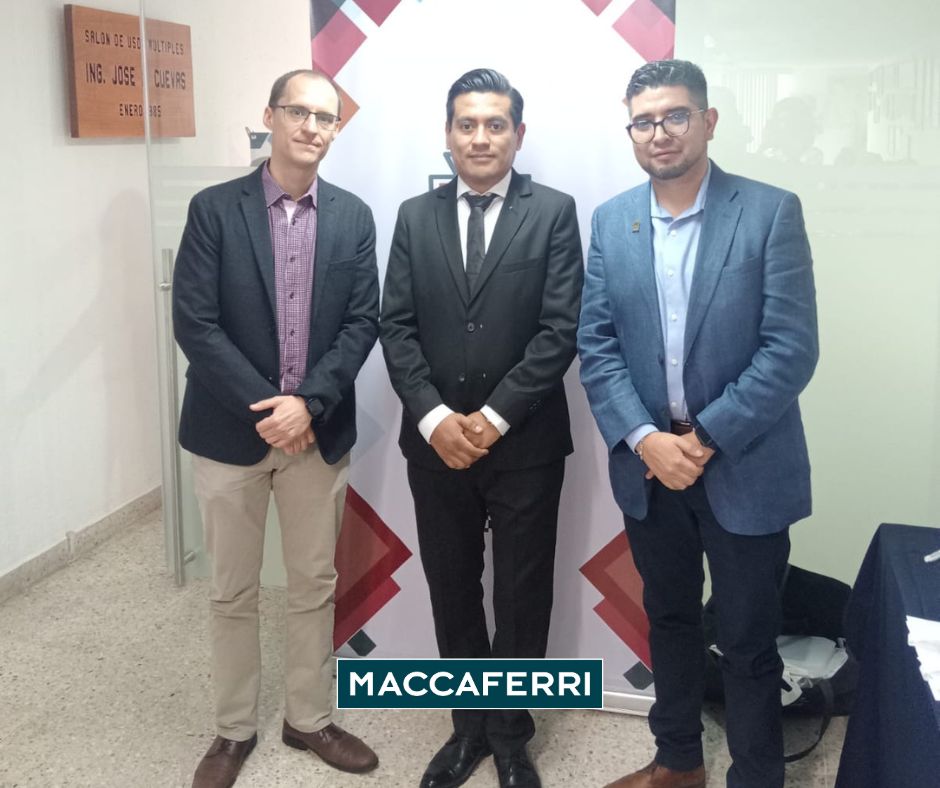 Líderes de la SMIG y José Ramón de Maccaferri Guatemala en el IV Simposio Técnico