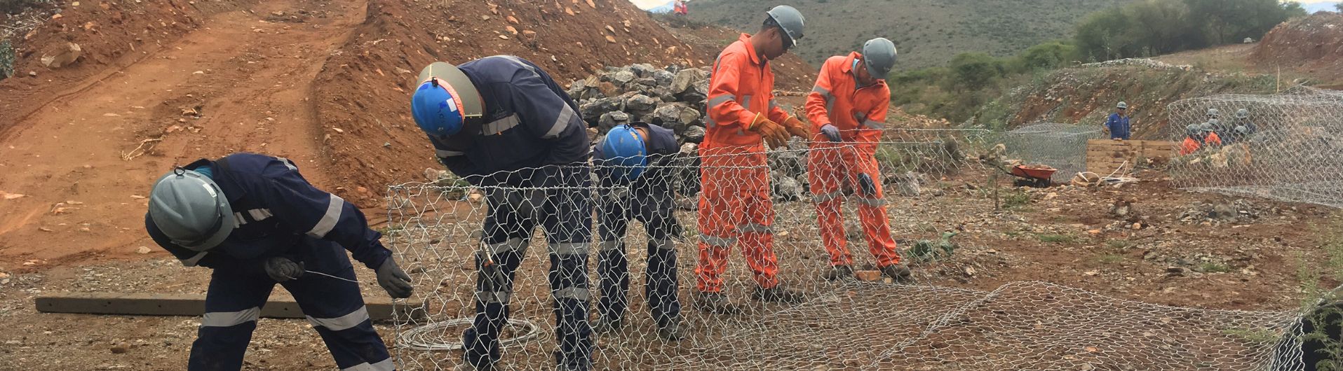 Malla de acero doble o triple torsión