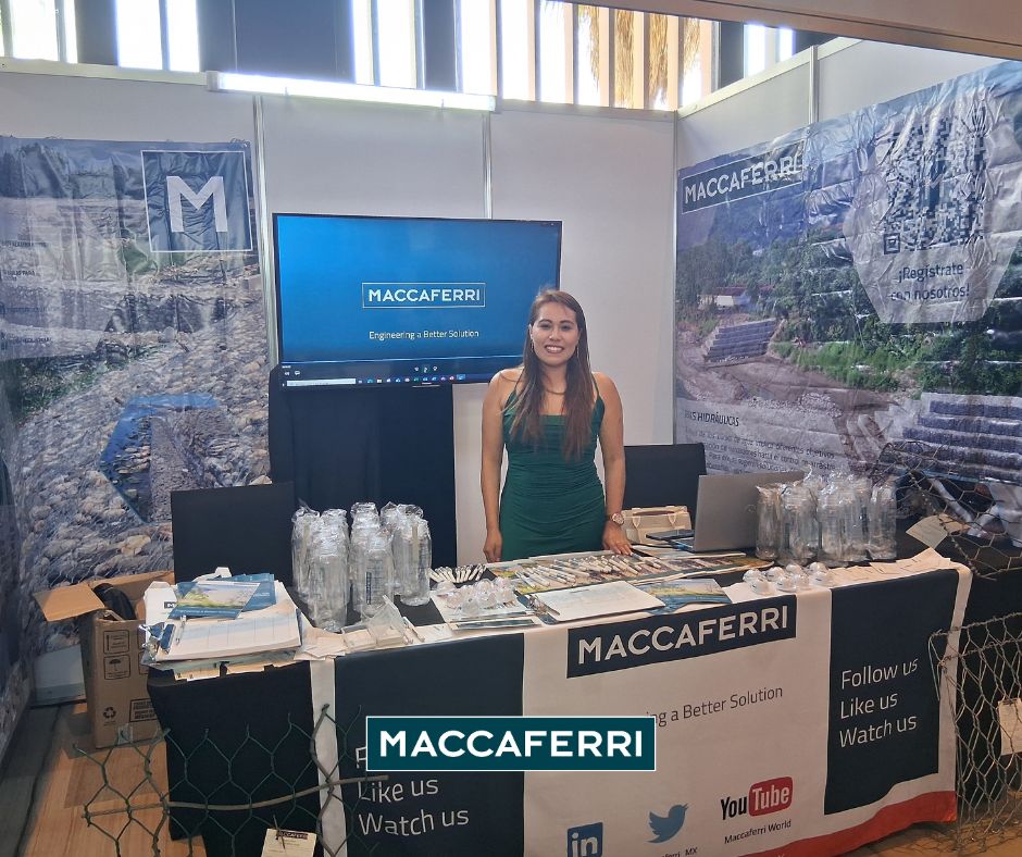 Maccaferri presente en el encuentro de ingeniería civil de cancíun 2025