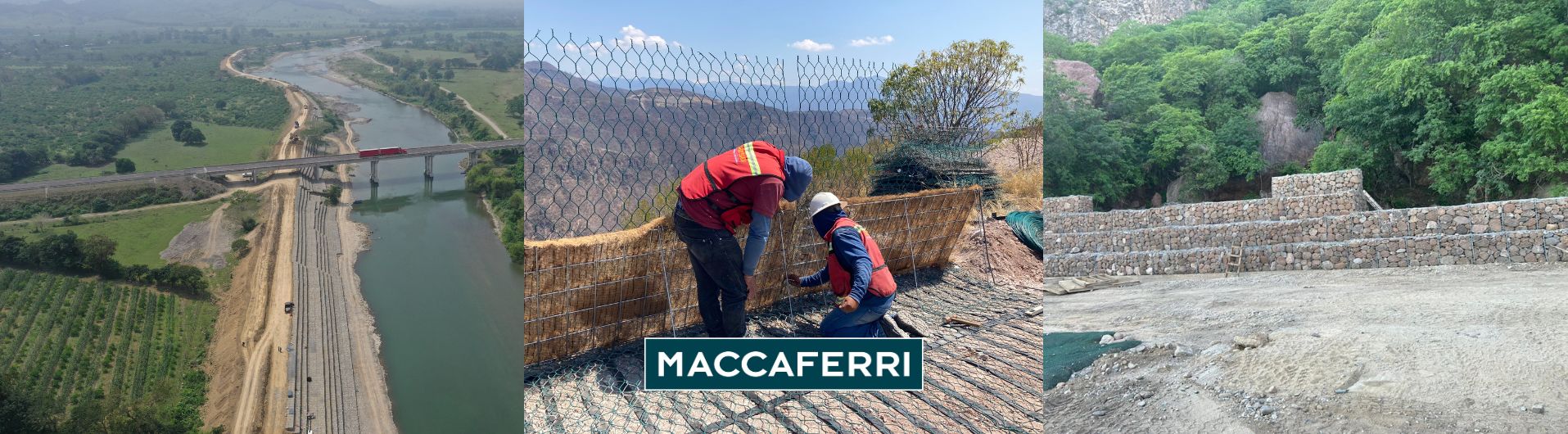 FOTOS | 3 obras exitosas de ingeniería civil en México logradas con malla de acero triple torsión 