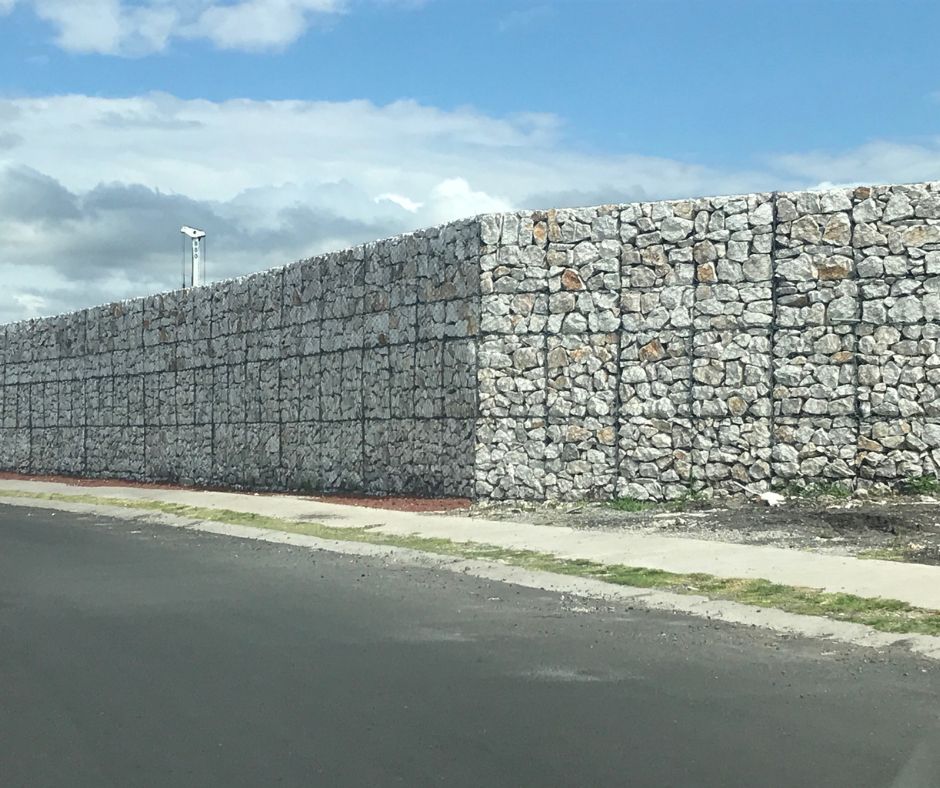 Muros de gaviones para fachadas