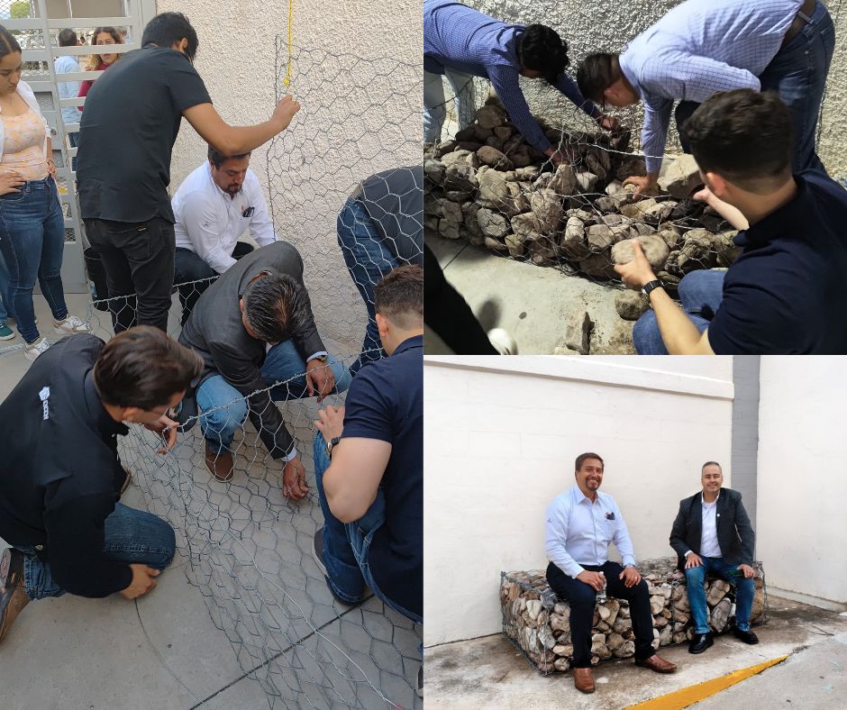 Taller de armado de gaviones