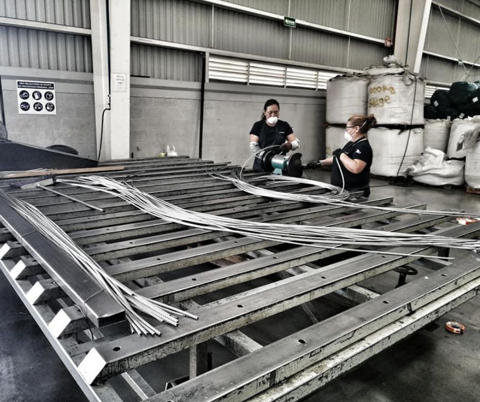 Fabricación de malla de acero en México