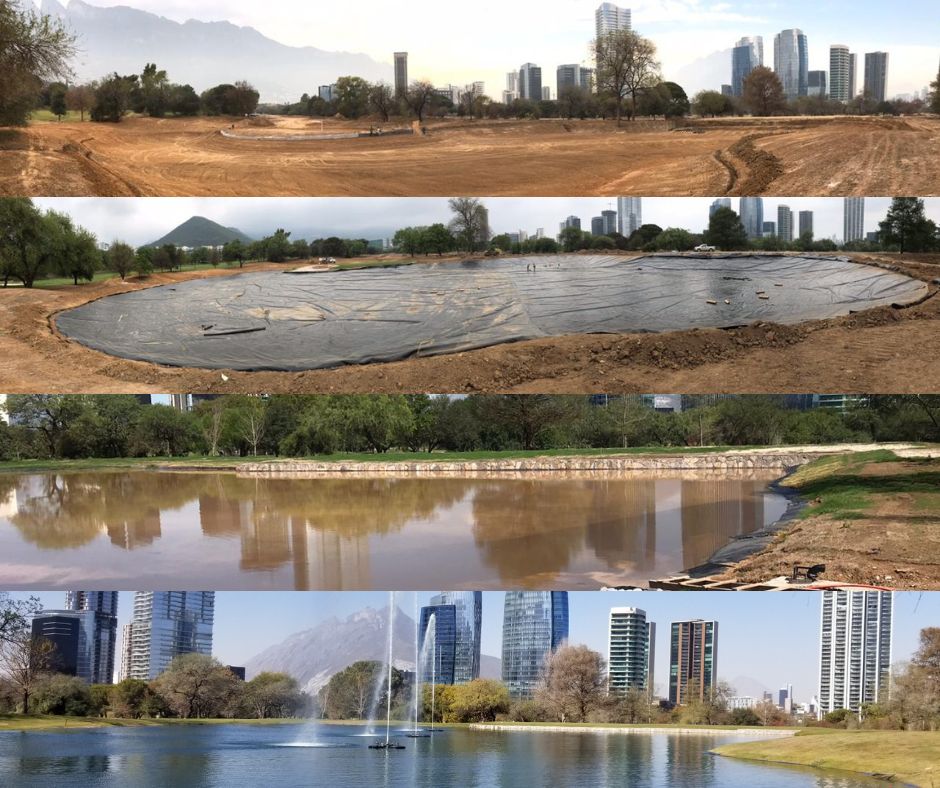 Geomembrana para impermeabilización de lagunas artificiales