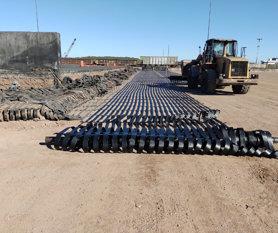 Tipos de geomallas para refuerzo de suelo