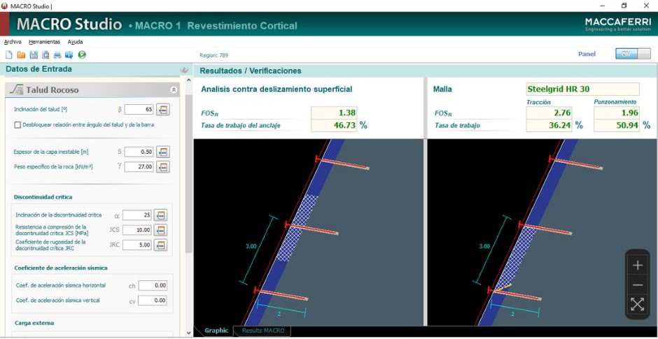 Software gratuito MacRO para taludes_Maccaferri de México