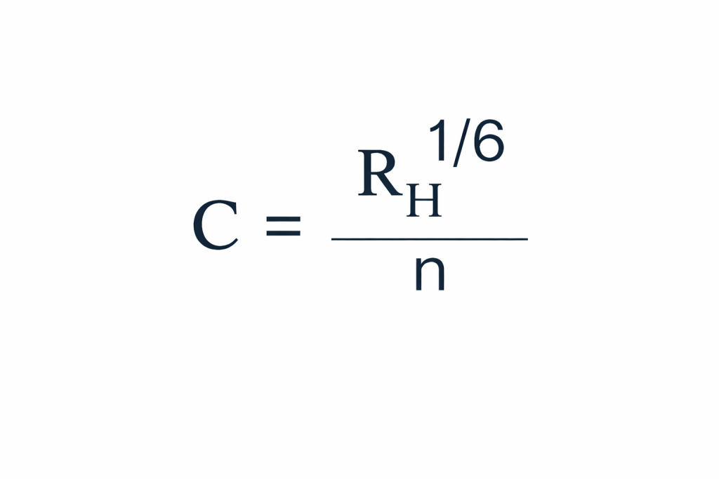 Ecuación de Manning para el cálculo hidráulico de canales