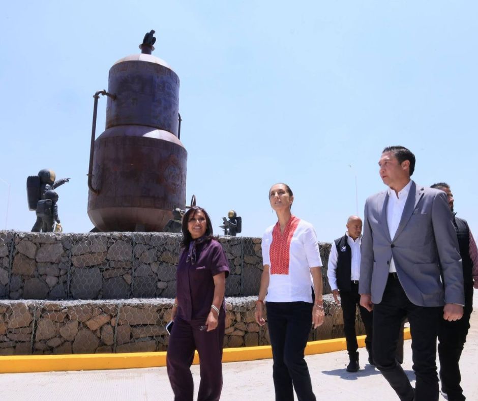 Claudia Sheimbaum visita PODEBI en Tlaxcala
