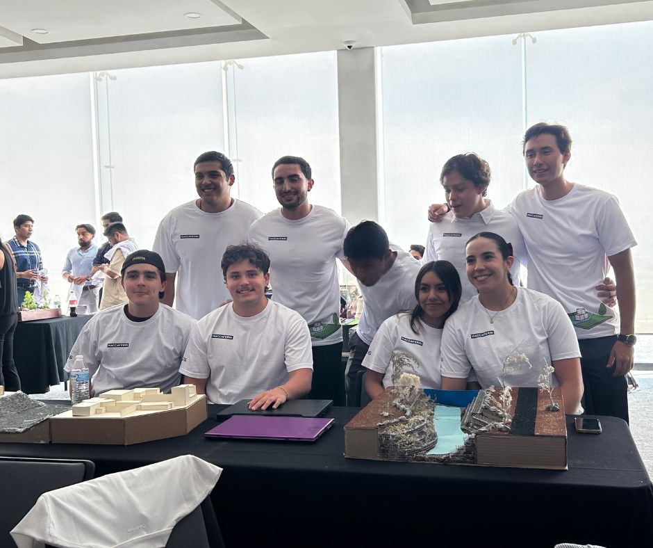 Estudiantes de ingeniería civil construyeron maquetas de gaviones en Anáhuac Querétaro