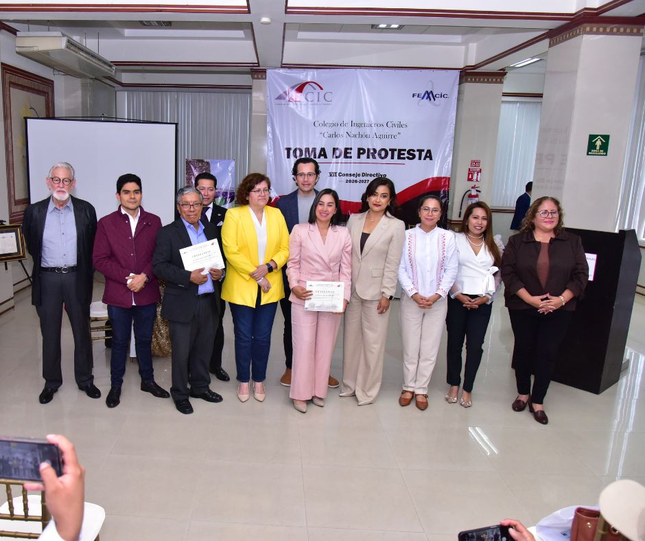 Gremio de Ingeniería Civil reunido en CIC de Xalapa Veracruz