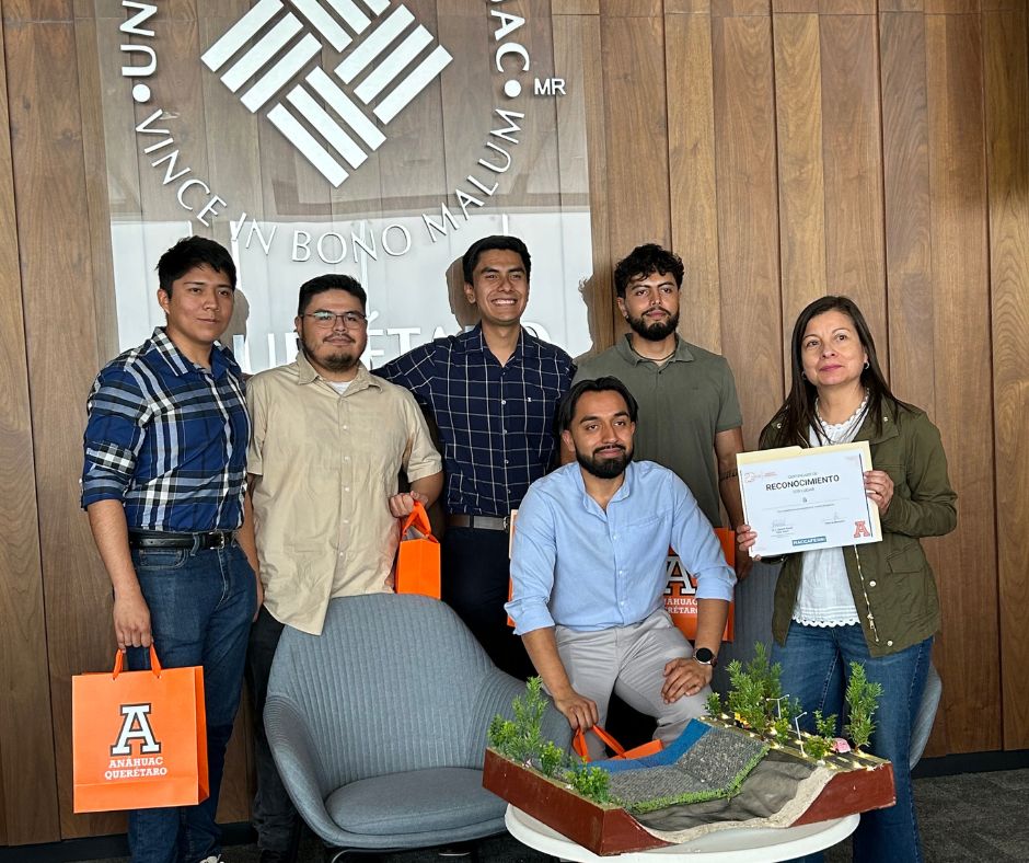 Jóvenes aplicaron exitosamente gaviones en concurso de maquetas