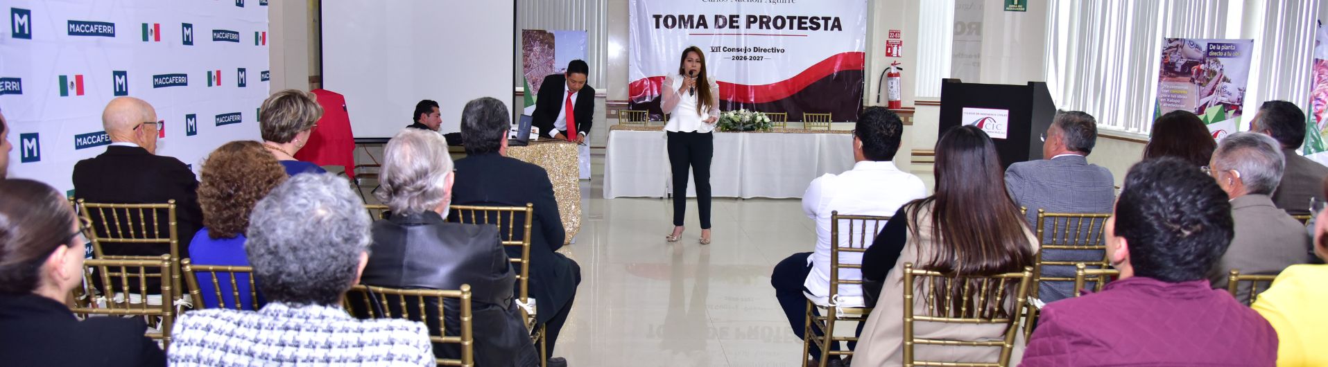 El talento de Maccaferri presente en el Colegio de Ingenieros Civiles de Xalapa
