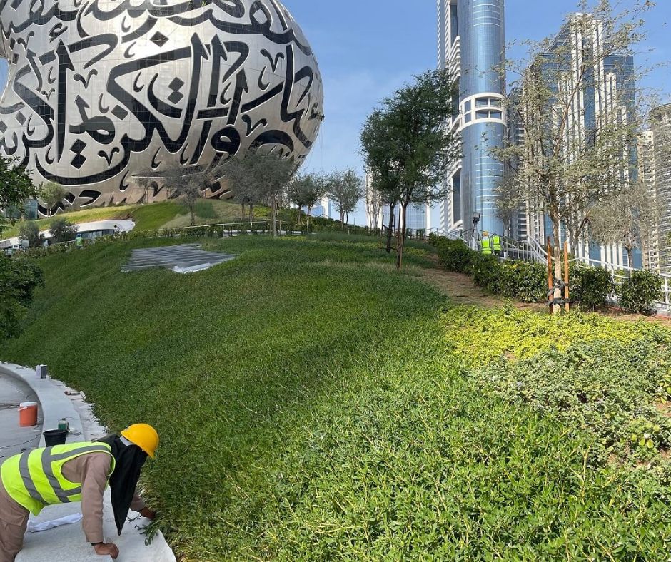Geosintéticos y TerraMesh en talud del Museo del Futuro