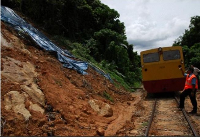 SLOPE PROTECTION AT BUKIT BERAPIT