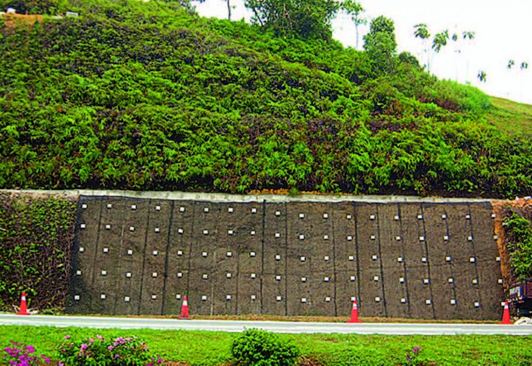 SLOPE REPAIR WORKS AT PEDAS LINGGI, NEGERI SEMBILAN, MALAYSIA