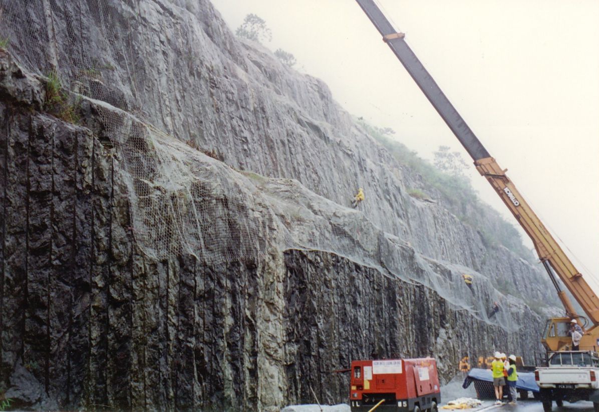 ROCKFALL PROTECTION AT CHANGKAT JERING, PERAK, MALAYSIA