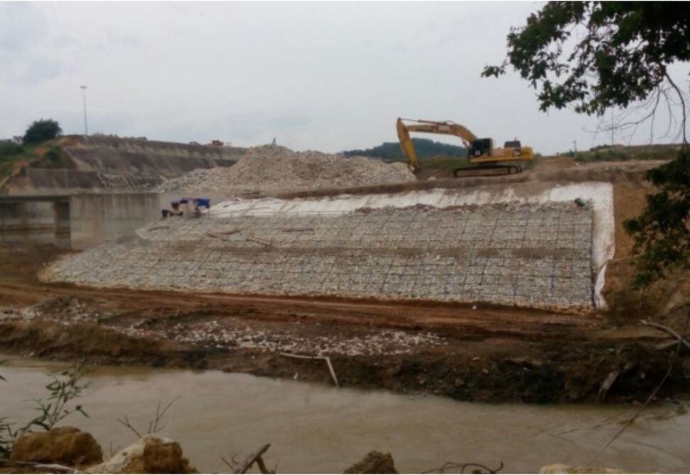 EROSION CONTROL RIVER BANK PROTECTION AT KELAU DAM, PAHANG