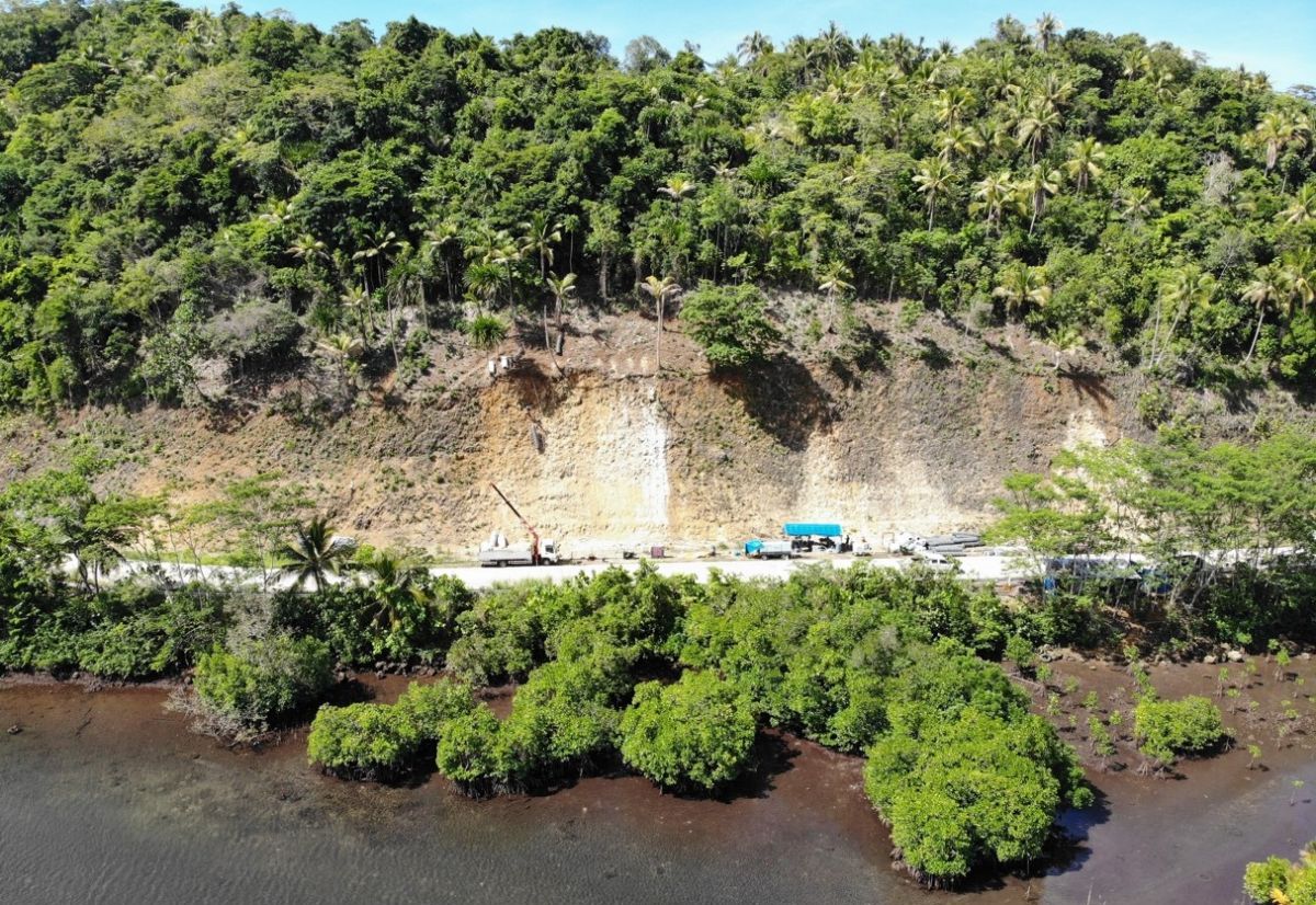 MALINAO-GENERAL LUNA ROAD SIARGAO ROCKFALL PROTECTION