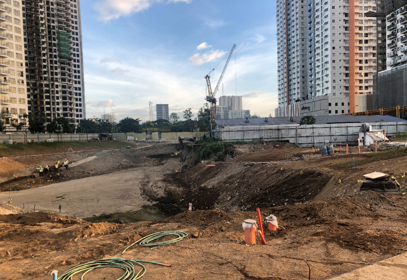 VERTIS NORTH GARDEN RUN-OFF POND