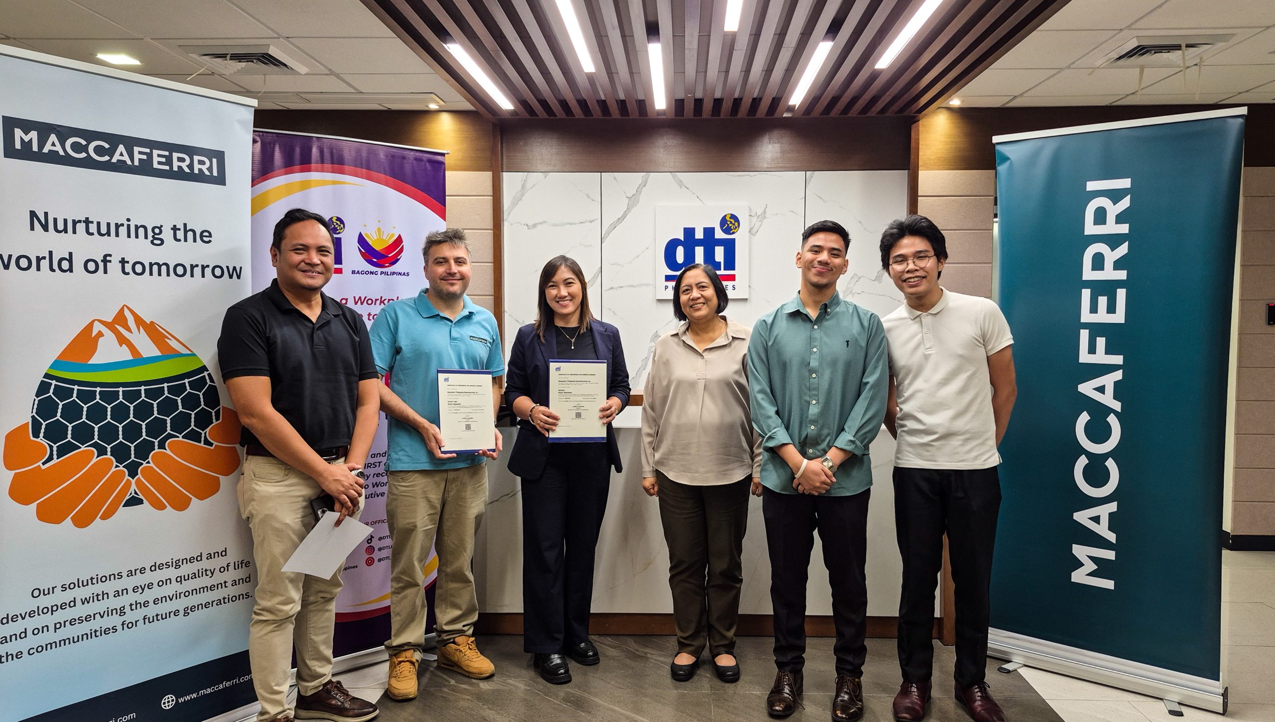 Milestone Achieved: Maccaferri Philippines Manufacturing, Inc. (MPMI) Receives Certificate of Preference for Domestic Bidders (DoBid) Milestone Achieved: Maccaferri Philippines Manufacturing, Inc. (MPMI) Receives Certificate of Preference for Domestic Bidders (DoBid)