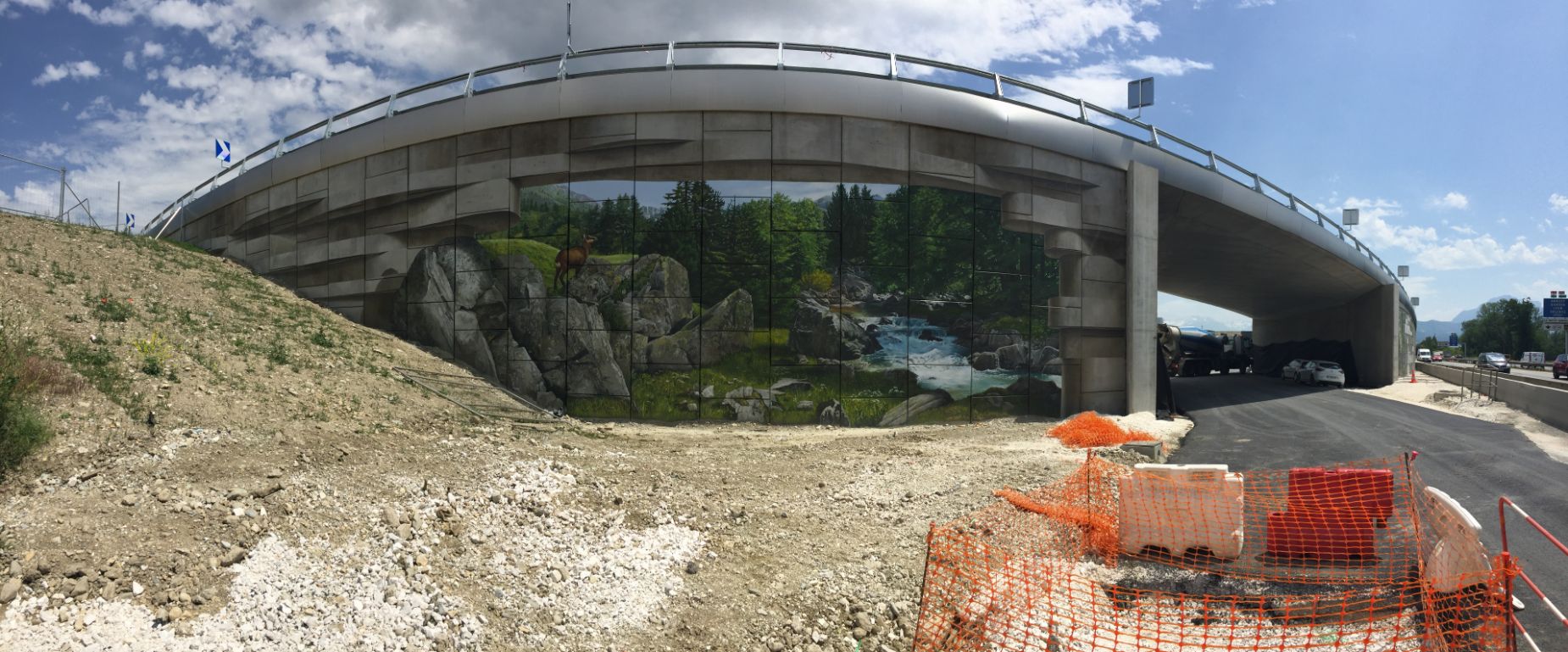 Vertikalni zidovi sa betonskim pločama