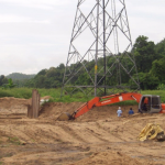 EROSION PROTECTION FOR TRASMISSION TOWER