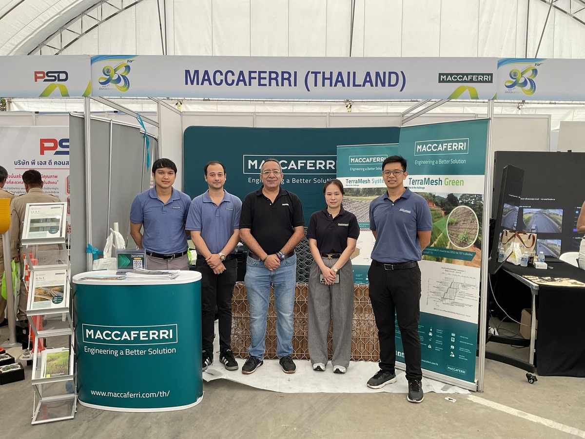 นวัตกรรมงานทางสู่อนาคต: Maccaferri Thailand ในงานครบรอบ 23 ปี ทช.