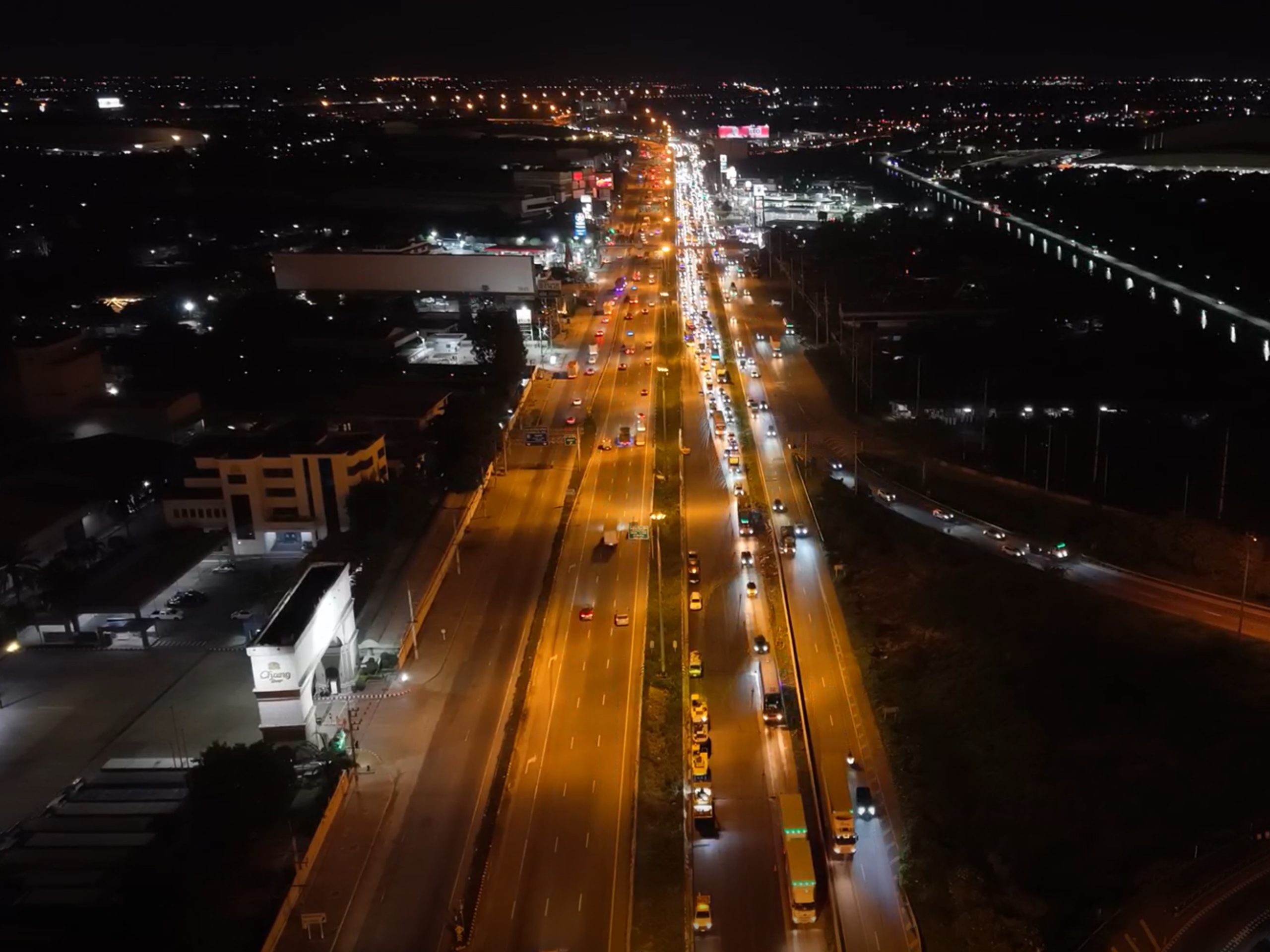 Maintenance on Highway No. 1, Lam Sai (Outbound) – at Km. 56+000