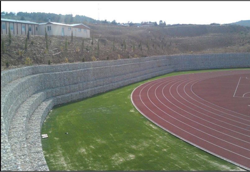 BİLECİK UNIVERSITY BOX GABION RETAINING WALL CONSTRUCTION