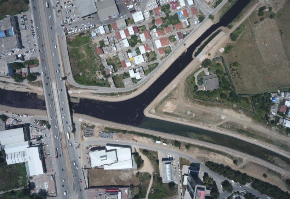 NİLÜFER RIVER PANAYIR LOCATION STREAM RECLAMATION FLOOD PROTECTION