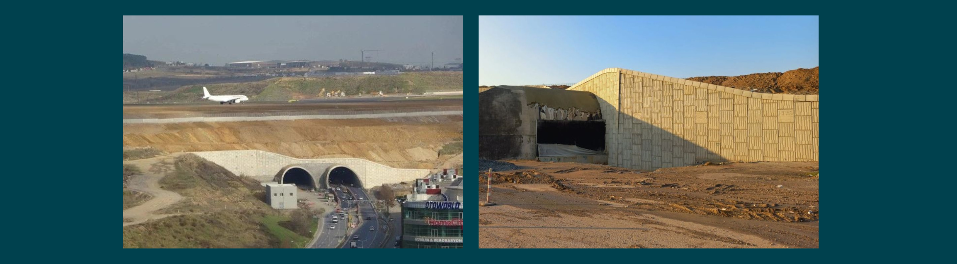 Sabiha Gokcen Airport access roads MacRes retaining project