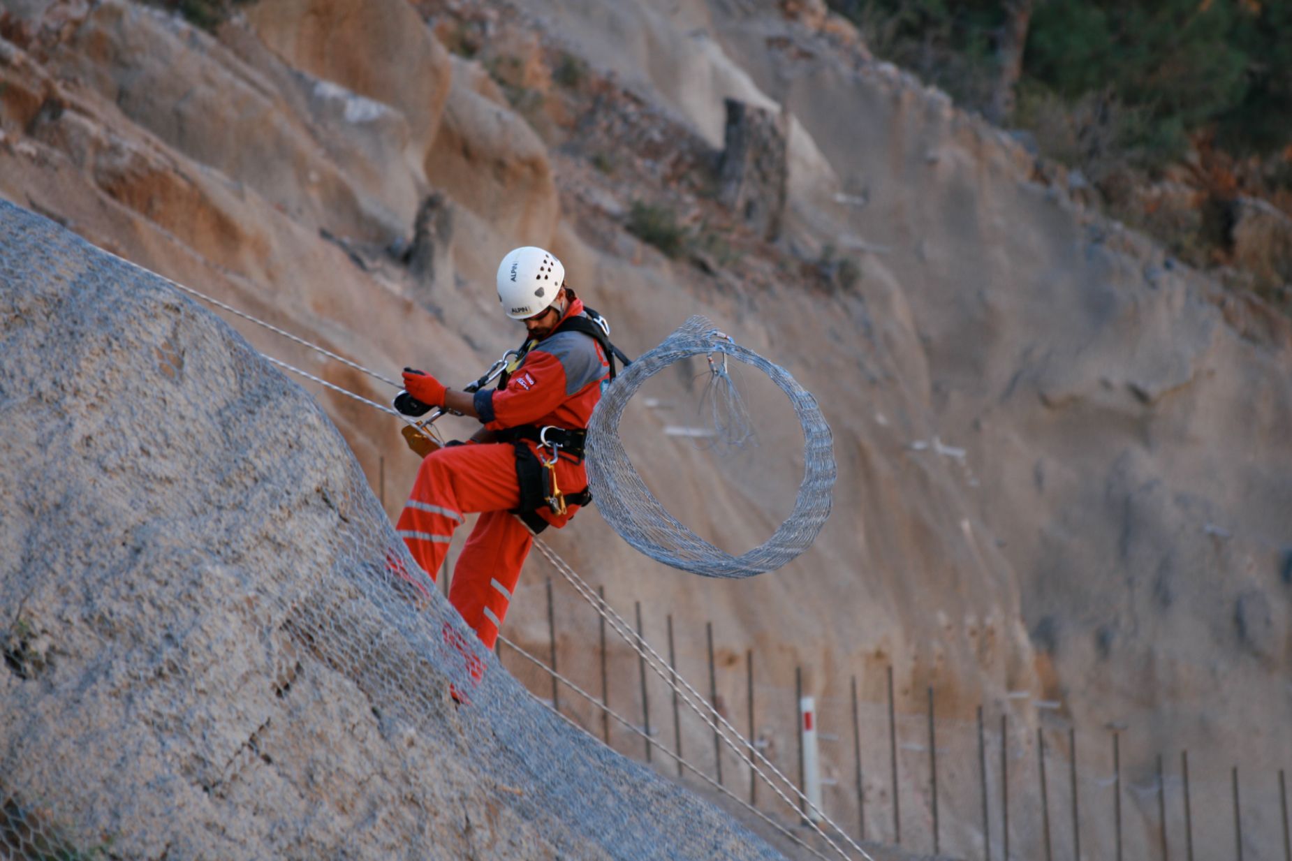 Rockfall protection