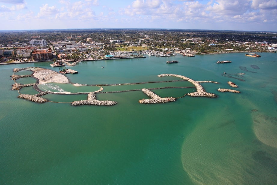 Seawalls and shoreline structures