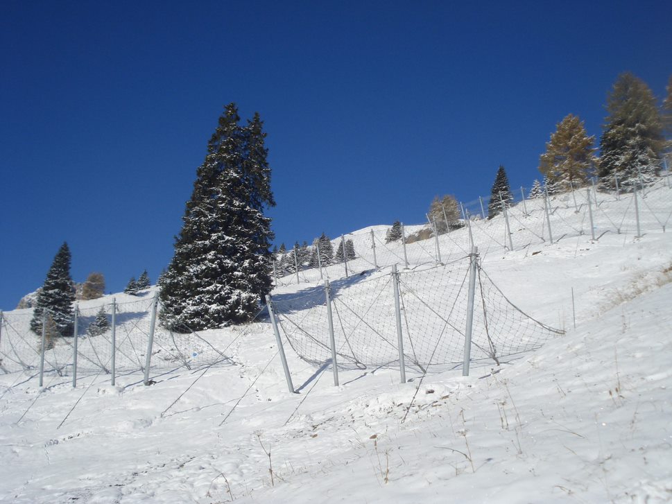 Snow fencing