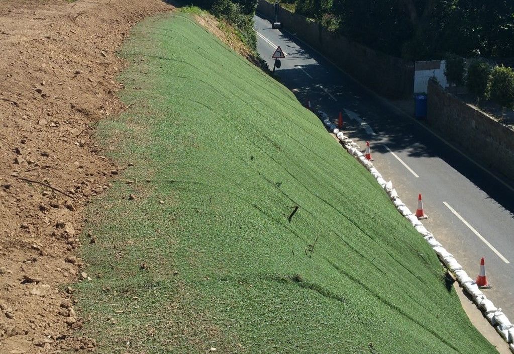 Erosion Control at Le Mont Gabard St Martin