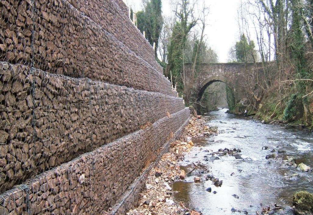 Eskmills Development River Wall