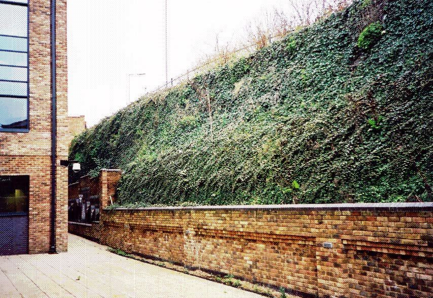 Green Facia’ to Piled Wall