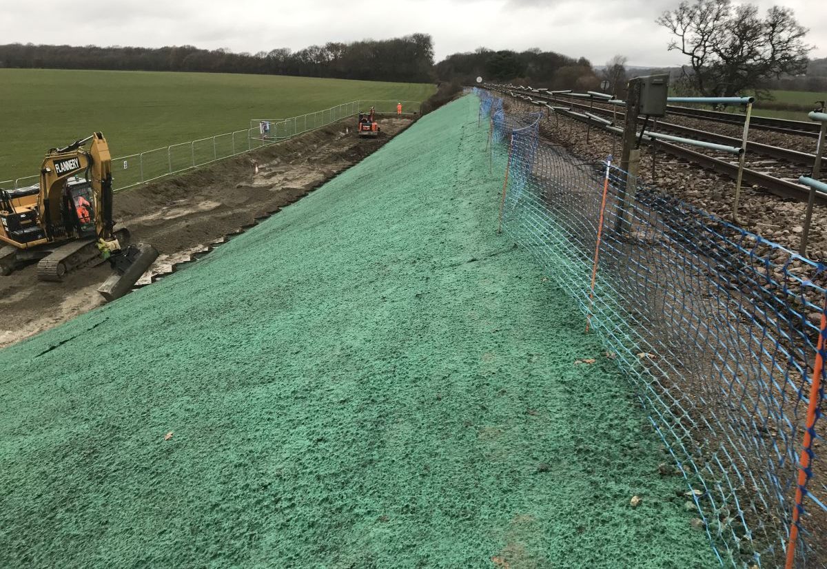 Edenbridge Rail Embankment Protection
